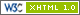 Valid HTML XHTML 1.0 Transitional